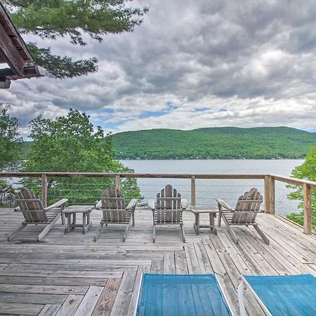 Waterfront Lake George Cabin Walk To Water Екстер'єр фото